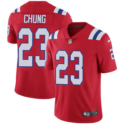 Nike Patriots #23 Patrick Chung Red Alternate Mens Stitched NFL Vapor Untouchable Limited Jersey