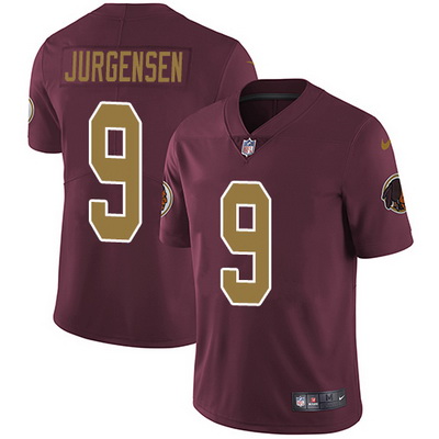 Nike Redskins #9 Sonny Jurgensen Burgundy Red Alternate Mens Stitched NFL Vapor Untouchable Limited 