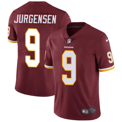 Nike Redskins #9 Sonny Jurgensen Burgundy Red Team Color Mens Stitched NFL Vapor Untouchable Limited