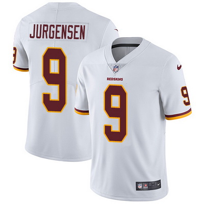 Nike Redskins #9 Sonny Jurgensen White Mens Stitched NFL Vapor U