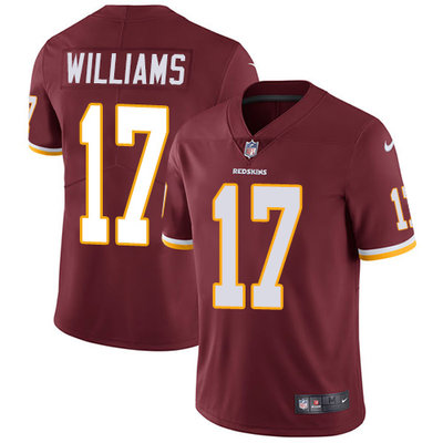 Nike Redskins #17 Doug Williams Burgundy Red Team Color Mens Stitched NFL Vapor Untouchable Limited 