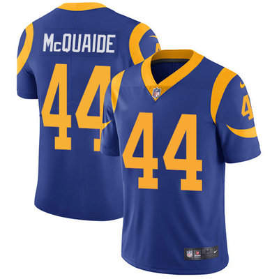 Nike Rams #44 Jacob McQuaide Royal Blue Alternate Mens Stitched NFL Vapor Untouchable Limited Jersey