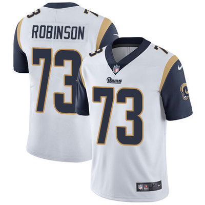 Nike Rams #73 Greg Robinson White Mens Stitched NFL Vapor Untouc