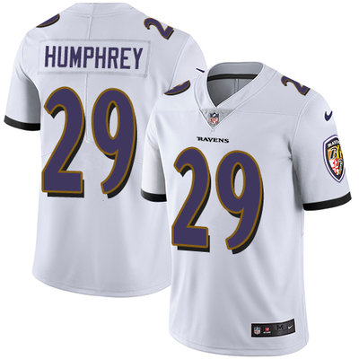Nike Ravens #29 Marlon Humphrey White Mens Stitched NFL Vapor Un