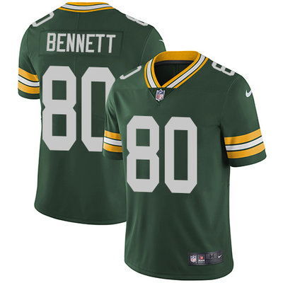 Nike Packers #80 Martellus Bennett Green Team Color Mens Stitched NFL Vapor Untouchable Limited Jers