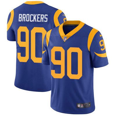 Nike Rams #90 Michael Brockers Royal Blue Alternate Mens Stitched NFL Vapor Untouchable Limited Jers