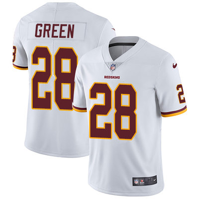 Nike Redskins #28 Darrell Green White Mens Stitched NFL Vapor Un