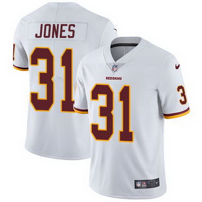 Nike Redskins #31 Matt Jones White Mens Stitched NFL Vapor Untou