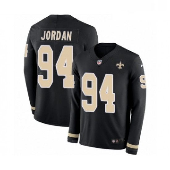 Mens Nike New Orleans Saints 94 Cameron Jordan Limited Black The