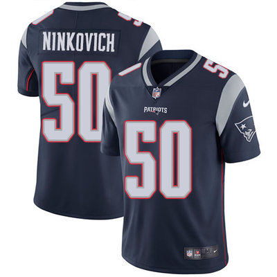 Nike Patriots #50 Rob Ninkovich Navy Blue Team Color Mens Stitch