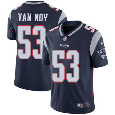 Nike Patriots #53 Kyle Van Noy Navy Blue Team Color Mens Stitched NFL Vapor Untouchable Limited Jers