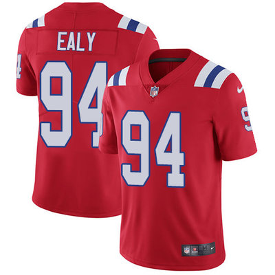 Nike Patriots #94 Kony Ealy Red Alternate Mens Stitched NFL Vapo