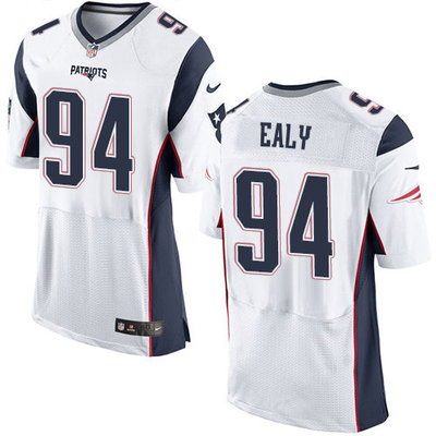 Nike Patriots #94 Kony Ealy White Mens Stitched NFL Elite Jersey