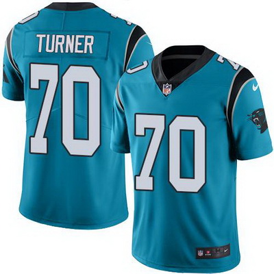 Nike Panthers #70 Trai Turner Blue Alternate Youth Stitched NFL 