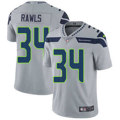 Nike Seahawks #34 Thomas Rawls Grey Alternate Youth Stitched NFL