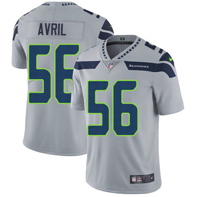 Nike Seahawks #56 Cliff Avril Grey Alternate Youth Stitched NFL 
