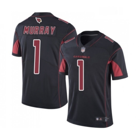 Men Arizona Cardinals #1 Kyler Murray Limited Black Rush Vapor U