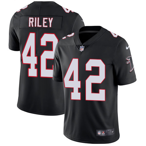 Nike Falcons #42 Duke Riley Black Alternate Mens Stitched NFL Vapor Untouchable Limited Jersey