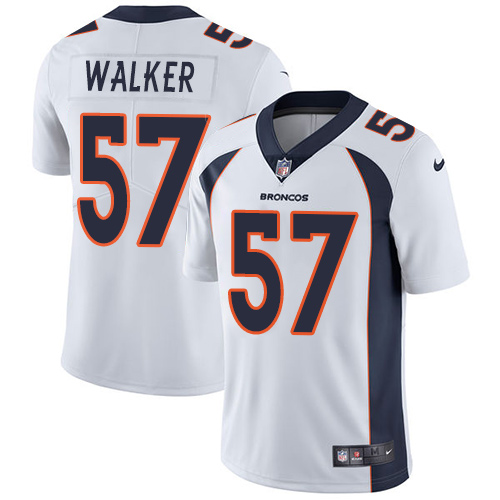 Nike Broncos #57 Demarcus Walker White Mens Stitched NFL Vapor Untouchable Limited Jersey