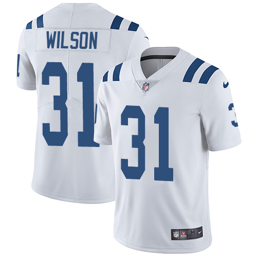 Nike Colts #31 Quincy Wilson White Mens Stitched NFL Vapor Untou