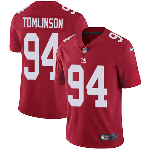 Nike Giants #94 Dalvin Tomlinson Red Alternate Mens Stitched NFL