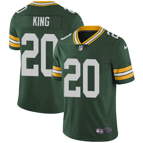 Nike Packers #20 Kevin King Green Team Color Mens Stitched NFL Vapor Untouchable Limited Jersey