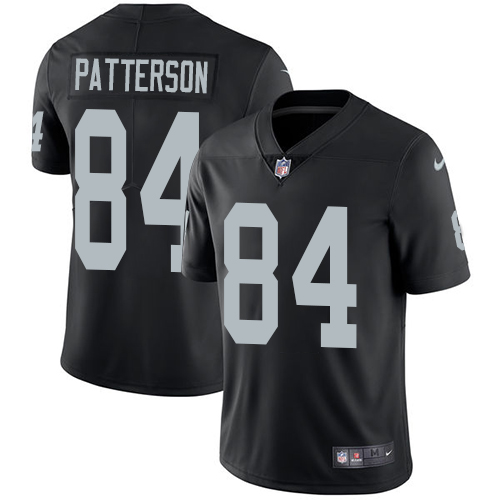 Nike Raiders #84 Cordarrelle Patterson Black Team Color Mens Stitched NFL Vapor Untouchable Limited 