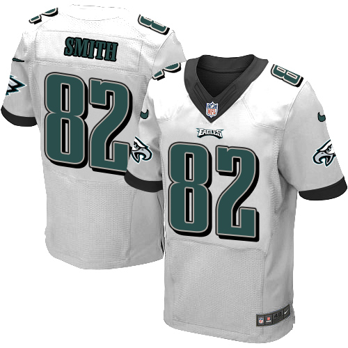Nike Eagles #82 Torrey Smith White Mens Stitched NFL New Elite J