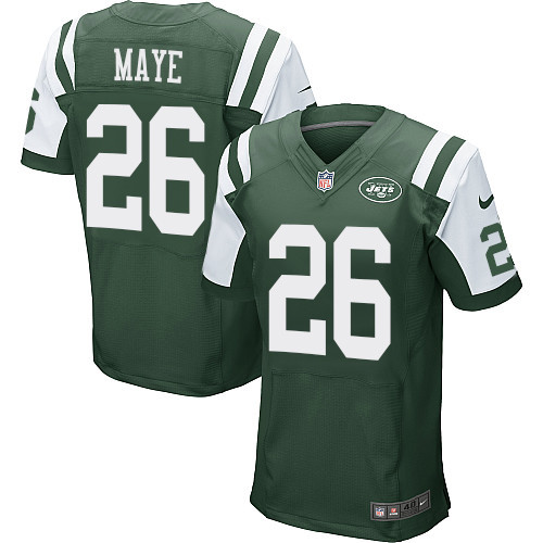 Nike Jets #26 Marcus Maye Green Team Color Mens Stitched NFL Elite Jersey
