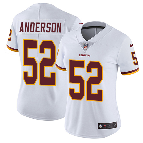 Nike Redskins #52 Ryan Anderson White Womens Stitched NFL Vapor 