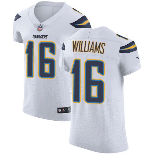 Nike Chargers #16 Tyrell Williams White Mens Stitched NFL Vapor Untouchable Elite Jersey