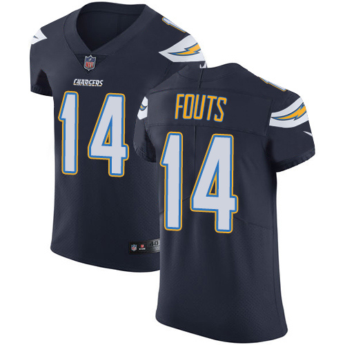 Nike Chargers #14 Dan Fouts Navy Blue Team Color Mens Stitched NFL Vapor Untouchable Elite Jersey