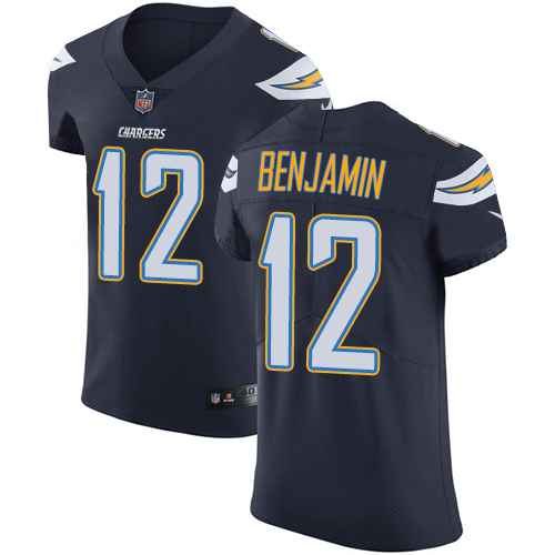 Nike Chargers #12 Travis Benjamin Navy Blue Team Color Mens Stitched NFL Vapor Untouchable Elite Jer