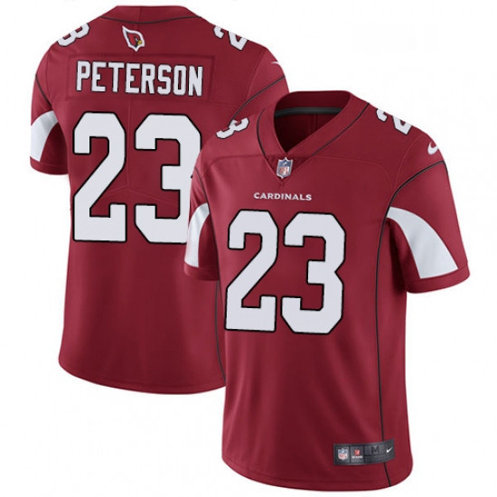 Men Nike Arizona Cardinals 23 Adrian Peterson Red Team Color Vapor Untouchable Limited Player NFL Je