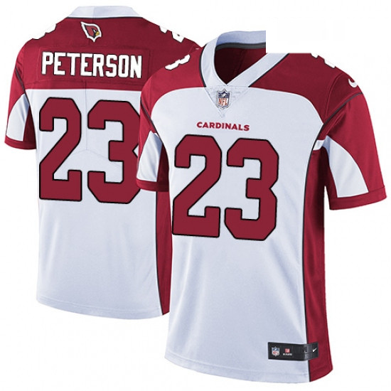 Men Nike Arizona Cardinals 23 Adrian Peterson White Vapor Untouchable Limited Player NFL Jersey