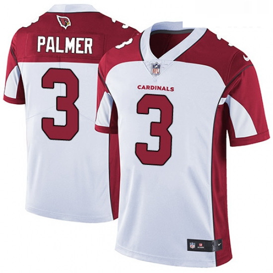 Youth Nike Arizona Cardinals 3 Carson Palmer Elite White NFL Jersey