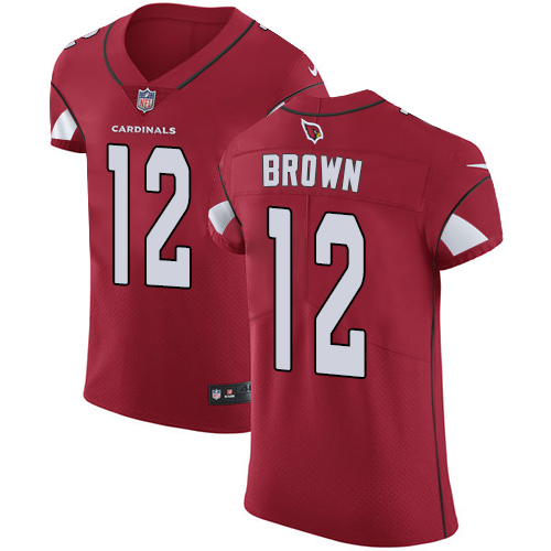 Nike Cardinals #12 John Brown Red Team Color Mens Stitched NFL V