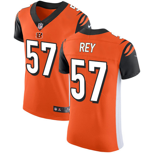 Nike Bengals #57 Vincent Rey Orange Alternate Mens Stitched NFL Vapor Untouchable Elite Jersey