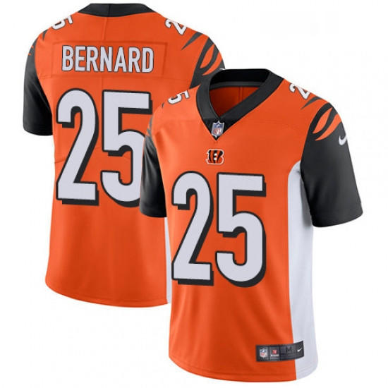 Mens Nike Cincinnati Bengals 25 Giovani Bernard Vapor Untouchable Limited Orange Alternate NFL Jerse