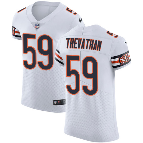 Nike Bears #59 Danny Trevathan White Mens Stitched NFL Vapor Unt