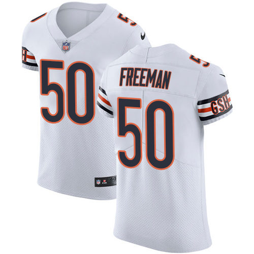 Nike Bears #50 Jerrell Freeman White Mens Stitched NFL Vapor Untouchable Elite Jersey