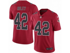 Nike Falcons #42 Duke Riley Red Youth Stitched NFL Limited Rush Jersey