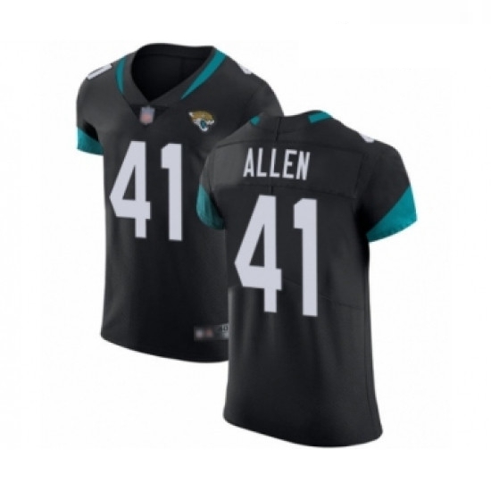 Men Jacksonville Jaguars 41 Josh Allen Black Team Color Vapor Untouchable Elite Player Football Jers