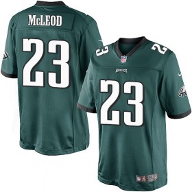 mens nike philadelphia eagles #23 rodney mcleod limited midnight green team color nfl jersey