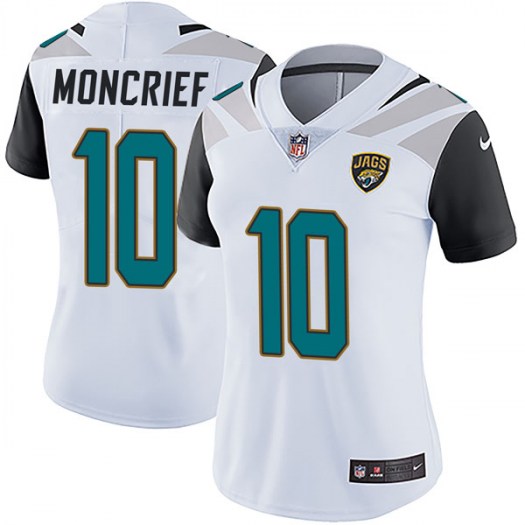 Women Nike Donte Moncrief Jacksonville Jaguars Limited White Vapor Untouchable Jersey