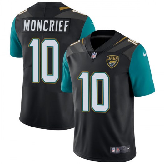 Men Nike Donte Moncrief Jacksonville Jaguars Limited Black Vapor Untouchable Alternate Jersey