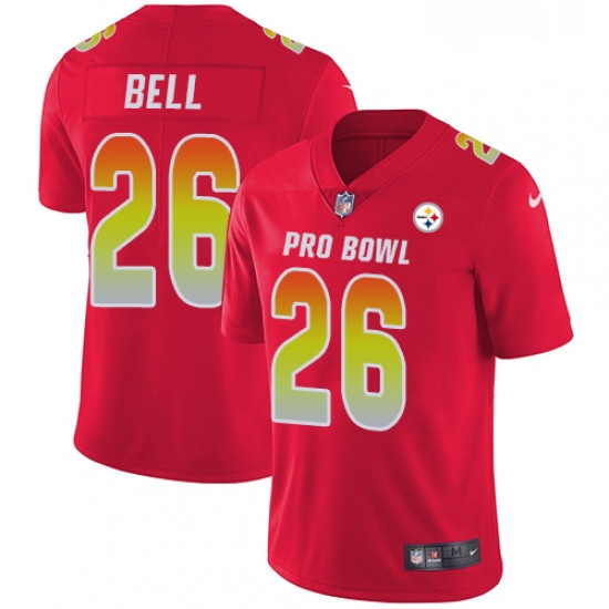 Womens Nike Pittsburgh Steelers 26 LeVeon Bell Limited Red 2018 Pro Bowl NFL Jersey