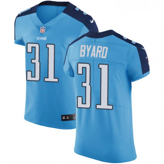 Mens Nike Tennessee Titans 31 Kevin Byard Light Blue Team Color Vapor Untouchable Elite Player NFL J