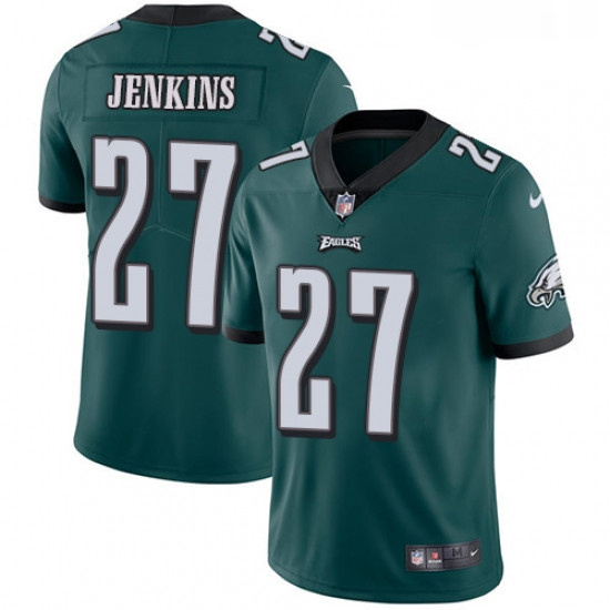 Mens Nike Philadelphia Eagles 27 Malcolm Jenkins Midnight Green Team Color Vapor Untouchable Limited