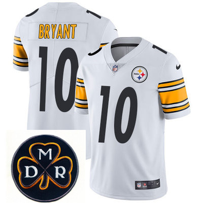 Nike Steelers #10 Martavis Bryant White Mens NFL Vapor Untouchable Limited Stitched With MDR Dan Roo